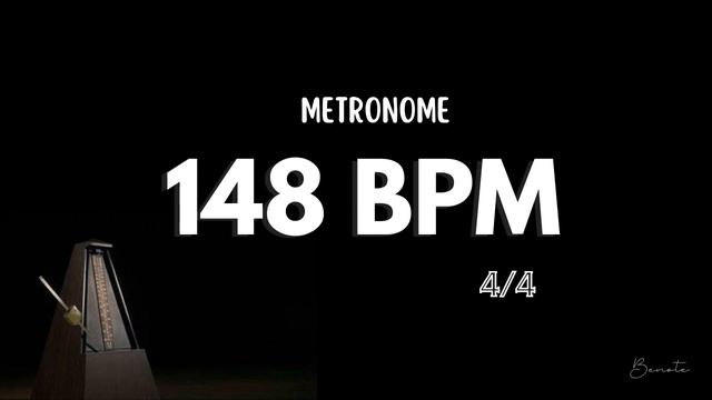 148 BPM 4/4 METRONOME смотреть онлайн