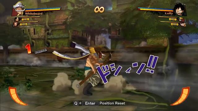 One Piece: Burning Blood - Whitebeard (Myth) (All Special Moves & Ultimate)
