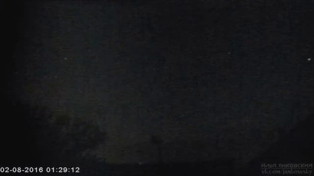 Красные спрайты над Свердловской областью смотреть онлайн