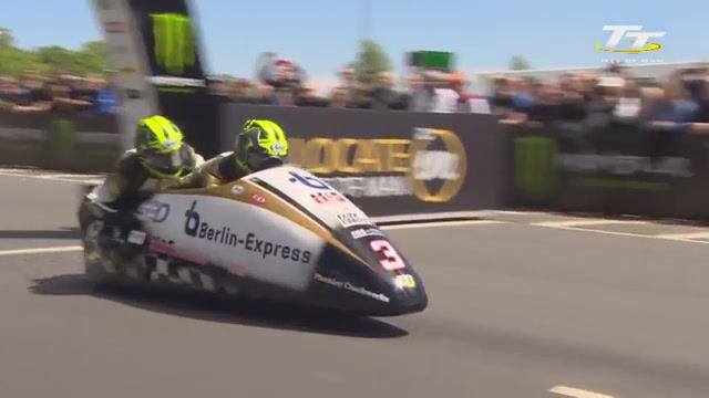 2019 Locate.im Sidecar TT Race 2 - Основные моменты гонок