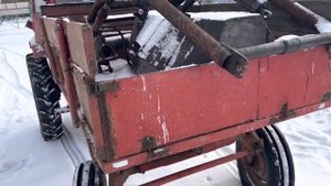 Трактор Т-16 с задней навеской и Куном.