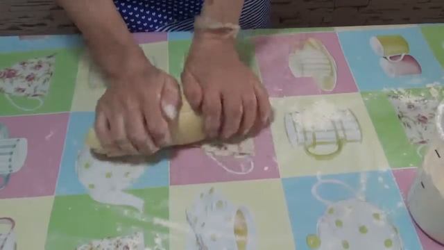 печенье домашнее Хризантема через мясорубку песочное