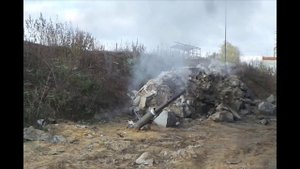 Полигонные испытания на усилие разрыва шпильки для пакеров взрывных шлипсовых типа ПВШ