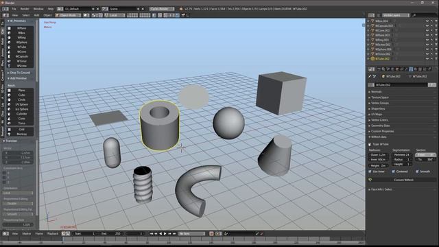 Blender addon - Wonder mesh [02] Animation update смотреть онлайн