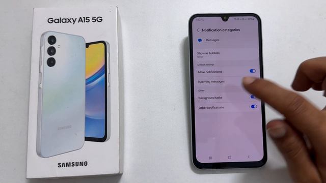 Samsung Galaxy A15 5G: How to set custom  notification sound for text messages смотреть онлайн