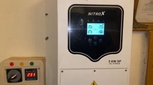 Netmetering In Inverex Nitrox 5kw Hybrid Solar Inverter , Ongrid and off Grid Inverter , DGK7 Solar