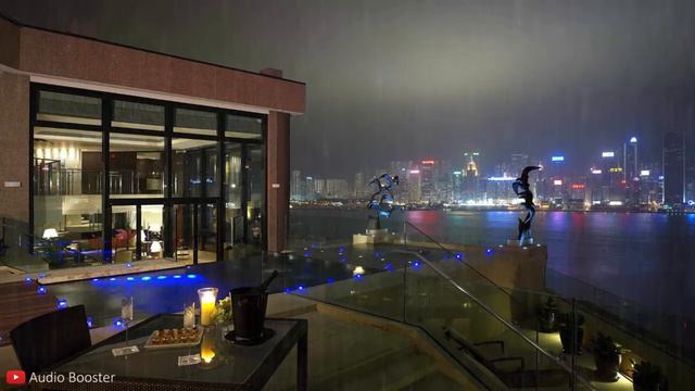 Sleep in 10 Minutes with Piano and Saxophone in Rain at the Night смотреть онлайн