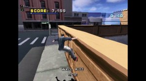 Tony Hawk's Pro Skater 4 (PS1, Gameplay) - Прокатился немного