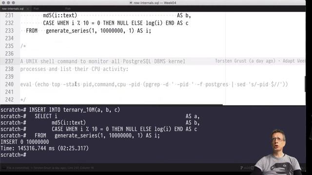 DB2 — Chapter #04 — Video #13 — Column projection in PostgreSQL, routine slot_get_attr() смотреть онлайн