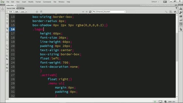 How To Create Toggle  Navigation | HTML & CSS