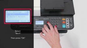 KYOCERA ECOSYS M5521cdw Multifunctional (MFP) – WiFi Setup