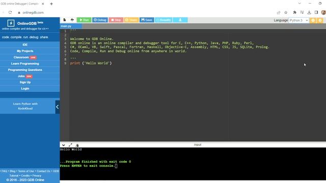 Learn coding from your phone|online compiler for learn coding|Online GDB for coding|learncoding