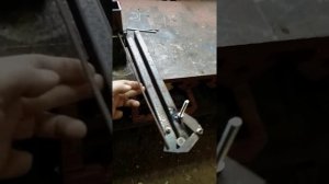 Распашные складные ворота мой макет