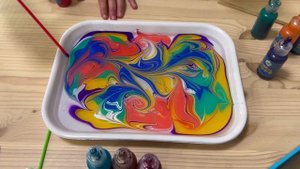 Краски на воде Эбру