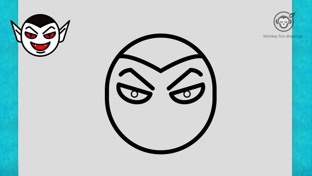 How to draw Halloween vampire easy for beginners drawing Halloween vampire смотреть онлайн