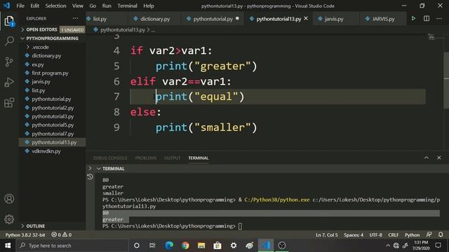 #13 If Else & Elif Conditionals in Python || Free Python Course || Coding Anna