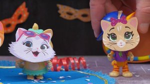 44 Котёнка | Игрушки, котята, мяу! – Кис-кис-маскарад!