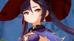 MMD Giantess mona genshin buttchush trample crush big size vore