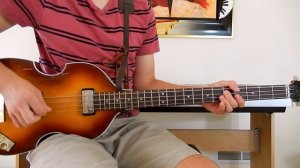 The Beatles - Come Together - Bass Cover Hofner