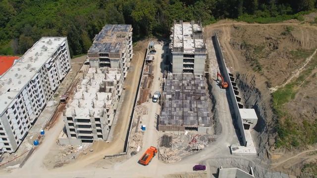 г. Сочи ЖК Оливия ход строительства АВГУСТ 2023 г. Купить квартиру +7(938)493-11-71