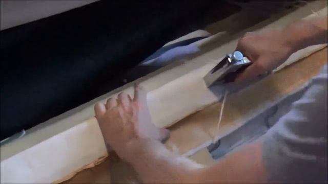Перетяжка и ремонт дивана. смотреть онлайн