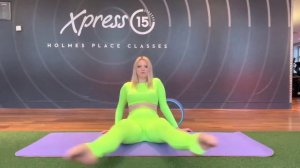 Растяжка ног в йоге _ Гибкость при сгибании _ Тренировка по гимнастике _ Растяжка на шпагате