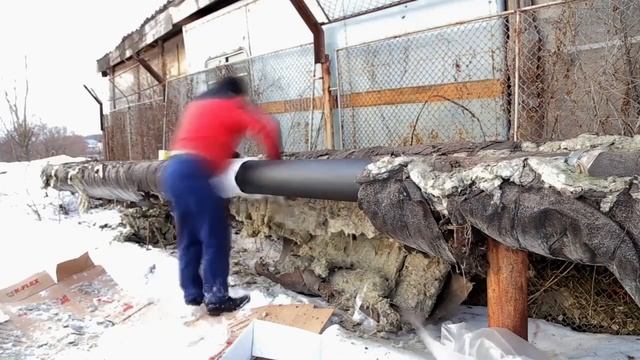 Как сделать монтаж теплоизоляции трубопроводов? Демонтаж старой изоляции. Монтаж труб с K-Flex