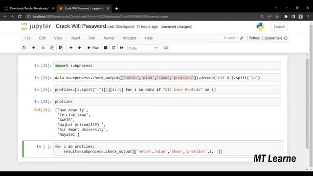 Python Hack: Crack WIFI Password