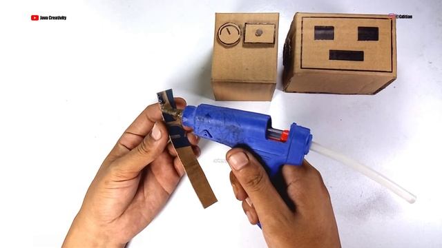 How To Make Robot With Cardboard Craft Cardboard Robot Diy смотреть онлайн