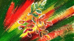 Как нарисовать осенний листопад легко. Рисуем осенний пейзаж гуашью. Рисуем интерьерную картину