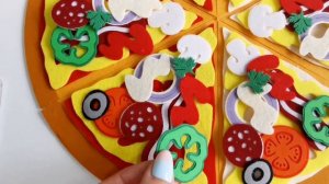 Игра из фетра Собери свою пиццу