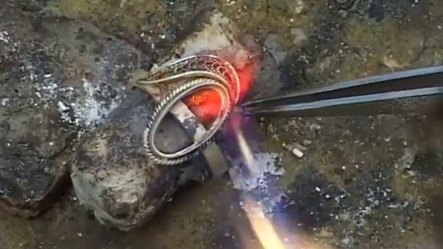 ДЕЛАЮ ФИЛИГРАННОЕ КОЛЬЦО C НЕФРИТОМ | изготовление кольца из серебра | кольцо ручной работы | ювели