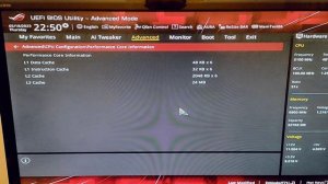 ROG strix B760 F gaming BIOS settings