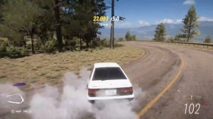 Downhilling with the Toyota Sprinter Trueno AE86 in Forza Horizon 5 @SinclaireStyle