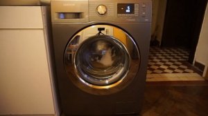 Samsung WF60F4E5W2X Slim Eco Bubble first time use