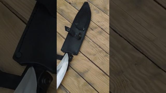 Нож для забоя скота и снятия шкур Бойня ручная работа из стали Х12МФ