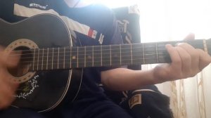 Звери - Дожди-пистолеты. боем на гитаре.