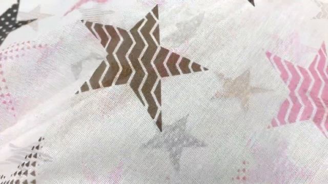 Бязь "Крупные звезды-пэчворк" цв.черный/ коричневый/ розовый, ш.1.5м, хл-100%, 120гр/м.кв АРТ 7545 смотреть онлайн