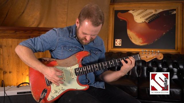 2016 Fender Stratocaster '61 Relic Dale Wilson Masterbuilt | Guitar Demo смотреть онлайн