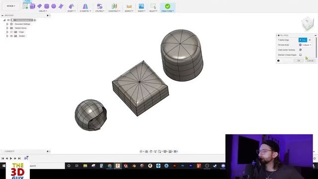 How to Fill Form Holes in Fusion360 смотреть онлайн
