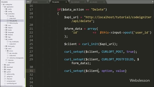 Create CRUD Rest API in Codeigniter Step by Step - 4