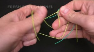 ПРОСТОЙ и ОЧЕНЬ НАДЕЖНЫЙ узел для соединения лесок и шнуров! | Узлы для рыбалки видео