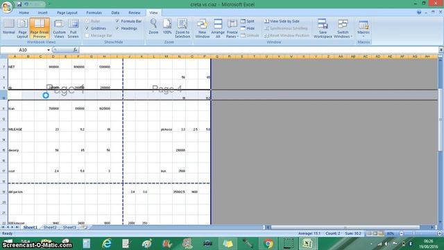 Video - How to insert page break in Microsoft Excel