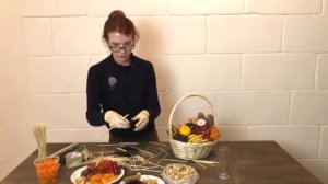 Сухофруктовая корзина, мастер класс.