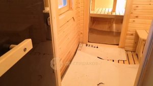 Баня из профилированного бруса клееного 90х140 перевозная под ключ