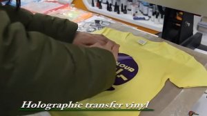 how to transfer T-shirt  with Vision heat transfer vinyl/film