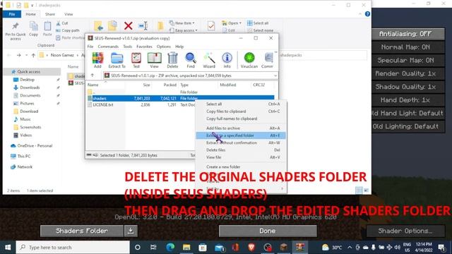How to FIX SEUS Renewed Shaders in MInecraft смотреть онлайн