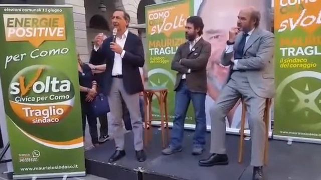 GIUSEPPE SALA LANCIA TRAGLIO:"ANCHE A COMO L'ORA DELLA SVOLTA"