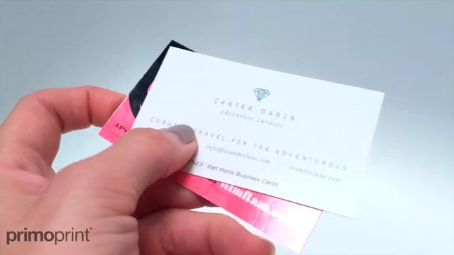 Glossy UV vs. Matte Business Card Stock | Primoprint смотреть онлайн