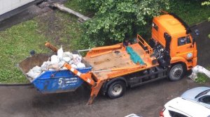 КамАЗ-43255 вывоз мусора